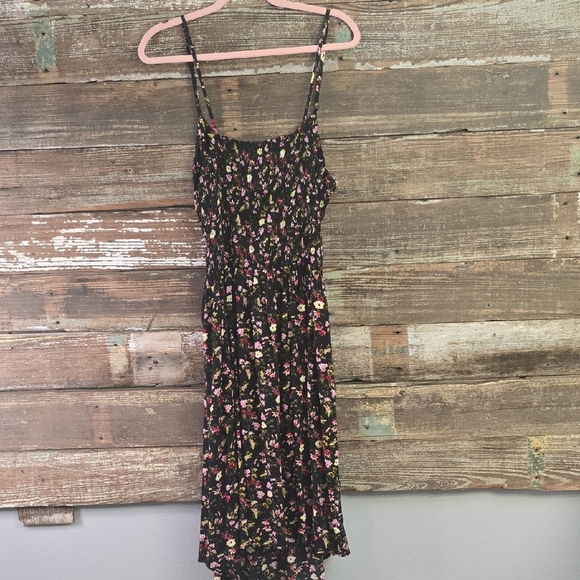 Zenobia Black Floral Spaghetti Strap Dress, Plus Size 2X, NWT - Picture 1 of 5
